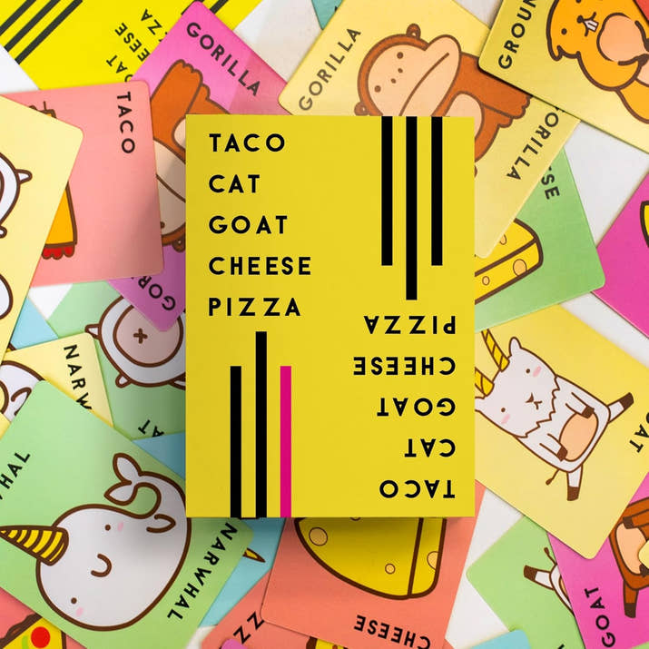 Taco Cat Goat Cheese Pizza Wildly Entertaining Card Game for Family and Group Game Night