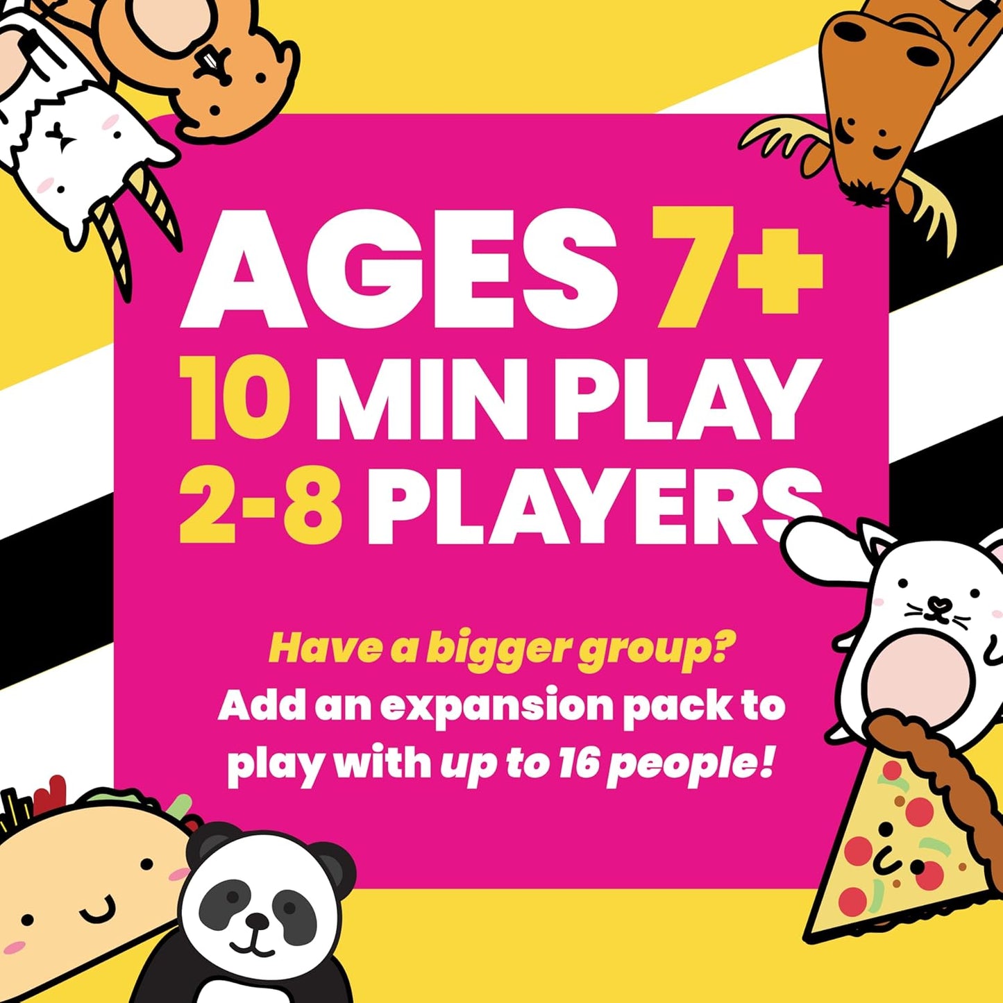 Taco Cat Goat Cheese Pizza Wildly Entertaining Card Game for Family and Group Game Night