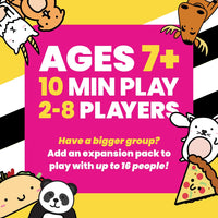 Taco Cat Goat Cheese Pizza Wildly Entertaining Card Game for Family and Group Game Night