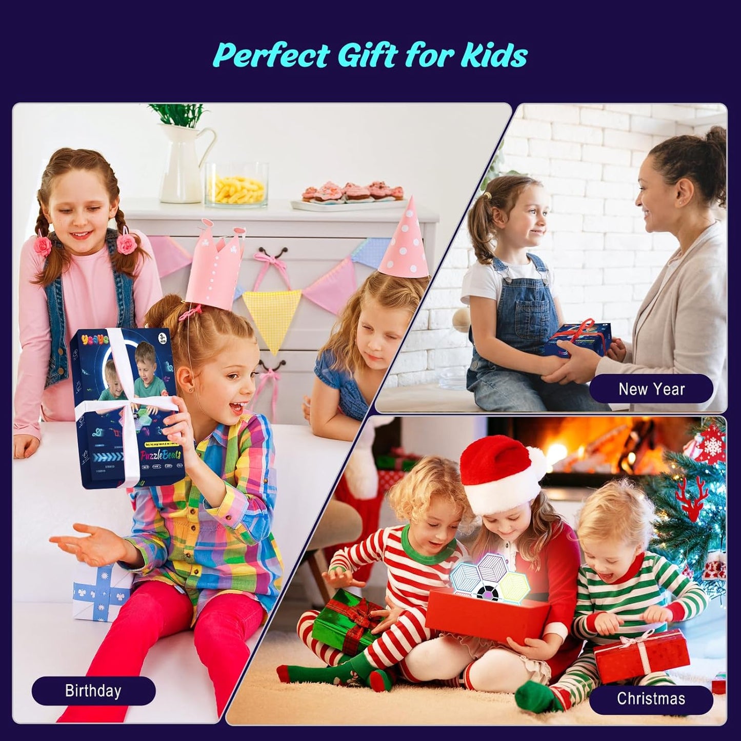 Yeaye Kids Memory and Rhythm Game Board - 3 Fun Modes with 8 Level Challenges