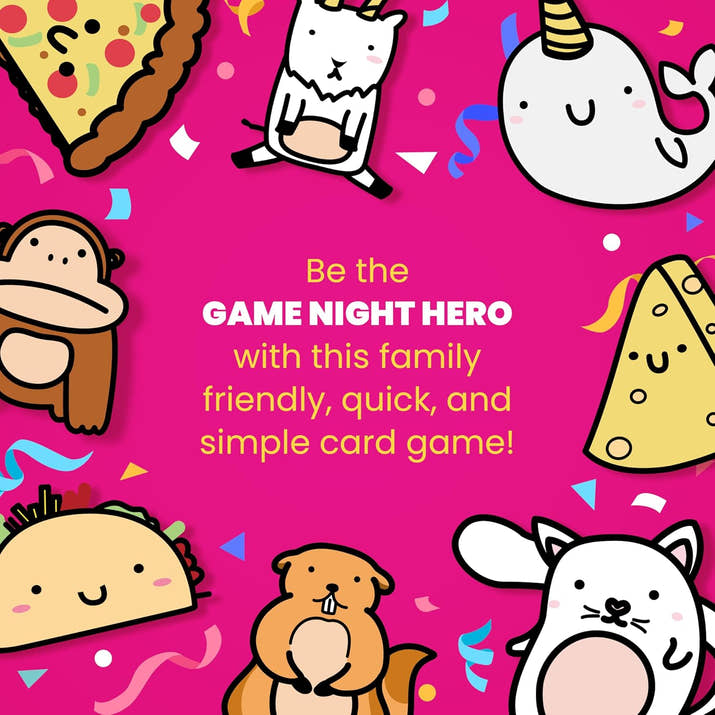 Taco Cat Goat Cheese Pizza Wildly Entertaining Card Game for Family and Group Game Night